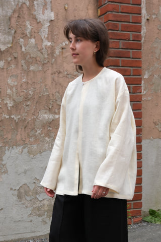 Simple Jacket | Lin | Pale Yellow