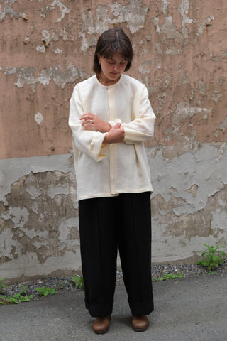 Simple Jacket | Lin | Pale Yellow