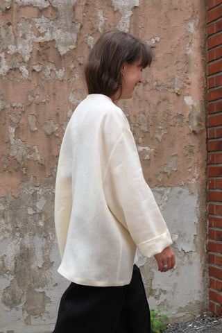 Simple Jacket | Lin | Pale Yellow