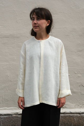 Simple Jacket | Lin | Pale Yellow