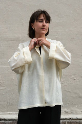 Simple Jacket | Lin | Pale Yellow