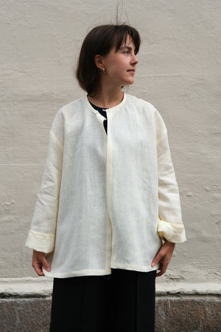 Simple Jacket | Lin | Pale Yellow