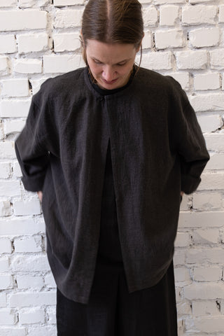 Simple Jacket | Japansk lin/ull | Alle farger