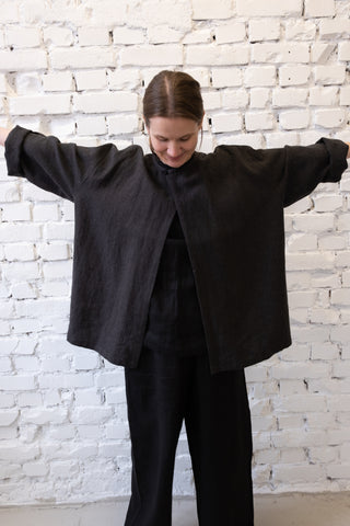 Simple Jacket | Japansk lin/ull | Alle farger