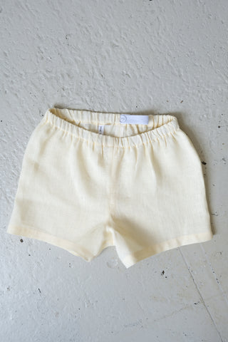 Basic Shorts | Lin | Pale Yellow