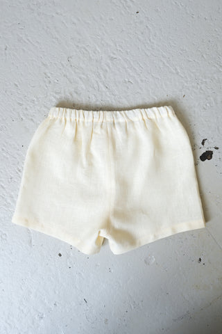 Basic Shorts | Lin | Pale Yellow