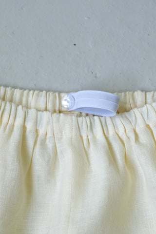 Basic Shorts | Lin | Pale Yellow