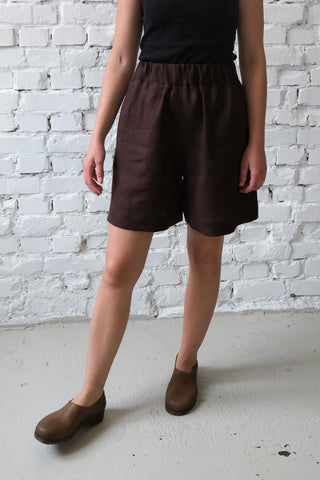 Basic Shorts | Lin | Brown