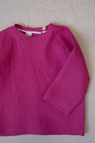 Long Sleeve Base Top | Lin | Magenta