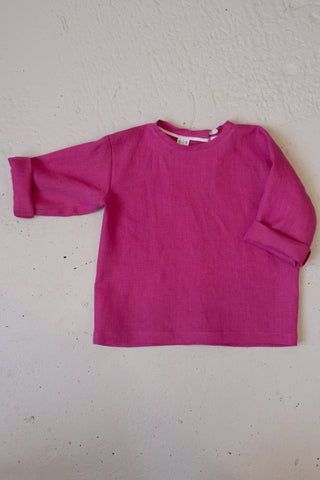 Long Sleeve Base Top | Lin | Magenta