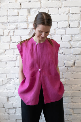 Vest | Lin | Magenta