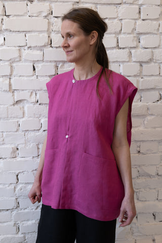 Vest | Lin | Magenta