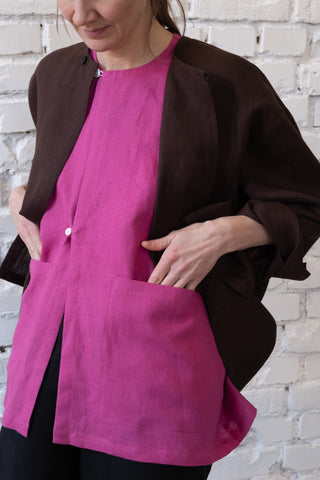 Vest | Lin | Magenta