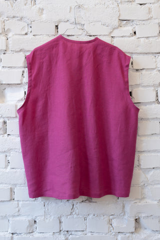 Vest | Lin | Magenta