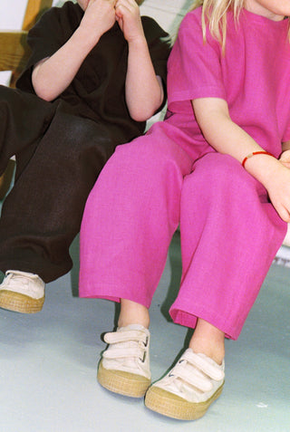 Wide Trousers | Lin | Magenta