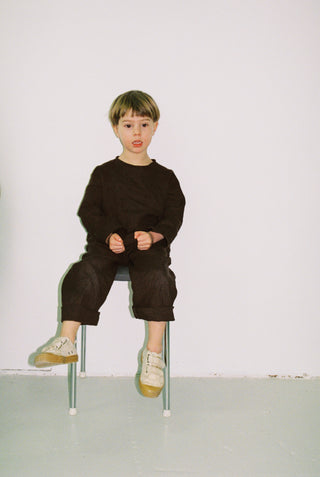 Long Sleeve Base Top | Lin | Brown