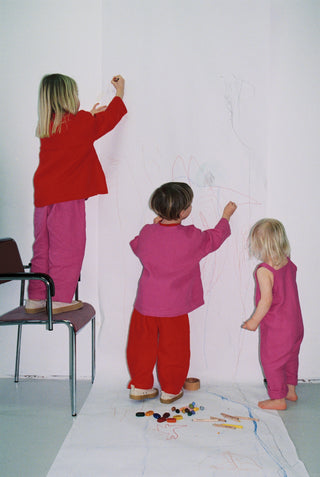 Wide Trousers | Lin | Classic Red